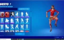 CONTA FORTNITE COM 44 SKINS, 5 MIL VBUCKS E SALVE O MUNDO