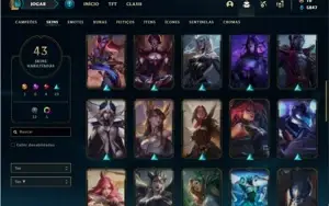 Conta bronze 2 com 72 Champs e 43 Skins