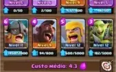 Conta Clash Royale - Lvl 11 - 130k Ouro - Todas Lendárias