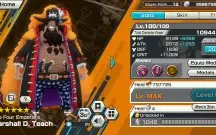 Conta de One Piece Bounty Rush com Barba Negra V2 100