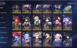 🟢MAIN E3 Sparkle + E2 Dan Heng EL + 49/50 personagens 57x5✨