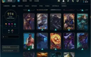 CONTA LEAGUE OF LEGENDS TOP