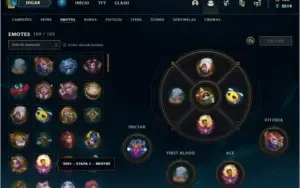 CONTA LEAGUE OF LEGENDS TOP