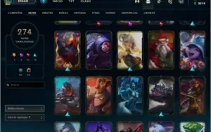 CONTA LEAGUE OF LEGENDS TOP