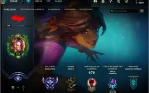 CONTA LEAGUE OF LEGENDS TOP