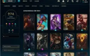 CONTA LEAGUE OF LEGENDS TOP