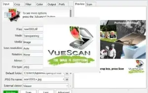 VueScan Pro  Digitalização de imagens de alta qualidade