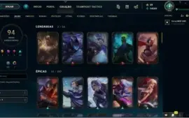 CONTA PLATINA (BR) COM TODOS OS CAMPEÕES