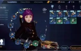 conta mir4  arqueira lvl60 59k de power server NA102