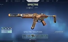 Conta Valorant plat com várias skins