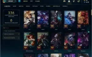 CONTA UNRANKED COM 48 SKINS E 91 CHAMPS