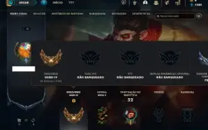 Ouro 4 com 40 Champs e 2 Skins