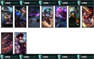Unrankd Champios -> 29 Skins -> 9  E-mail Não Confirmado