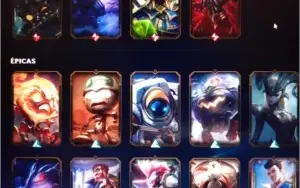 conta lol level 159, 159 skins e todos os campeoes. 10K EA