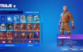 fortnite conta com varias skins funciona somente em pc