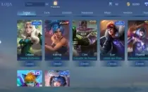 Conta Smurf Mobile Legends com Karina KoF e 109 Skins