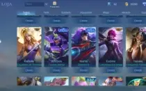 Conta Smurf Mobile Legends com Karina KoF e 109 Skins