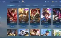 Conta Smurf Mobile Legends com Karina KoF e 109 Skins