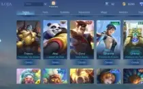 Conta Smurf Mobile Legends com Karina KoF e 109 Skins