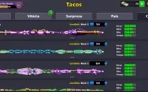 Conta 8 ball poll com 178milhões e 11 tacos lendários