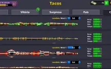 Conta 8 ball poll com 178milhões e 11 tacos lendários
