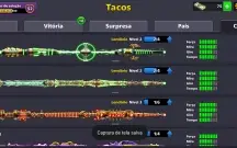 Conta 8 ball poll com 178milhões e 11 tacos lendários