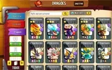 Conta Dragoncity level 75 topada