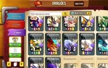 Conta Dragoncity level 75 topada