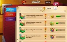 Conta Dragoncity level 75 topada