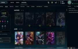 Conta LOL - 102 Skins