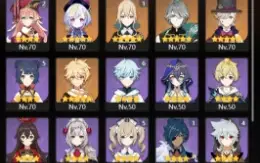 Conta de Genshin - Yoimiya + Lyney & Bis + Alhaitham