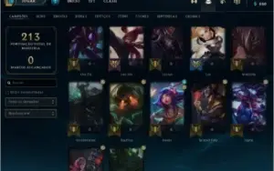 CONTA PLATINA 4 57 CHAMP 29 SKINS