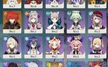 Genshim Impact (AR10): Ganyu+Skin+Zhongli+Arco de Amos+5⭐