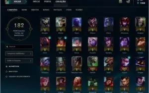 CONTA OURO 5 - 24 SKINS - 87 CHAMP