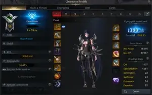 [Kazeros] Deathblade 55 1388 iLvL + 2 alt T3