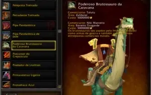 Conta World of Warcraft com Brutossauro
