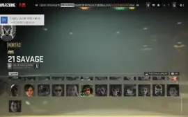 Conta Warzone Com Black Noir, Lara Croft, 21 Savage E Homela