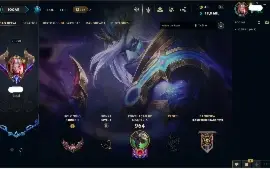 Conta de lol nivel 890 386 skins 3088 reais gastos