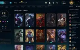 CONTA DE LOL COM SKIN