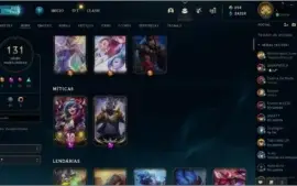 CONTA DE LOL COM SKIN