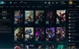 CONTA DE LOL COM SKIN