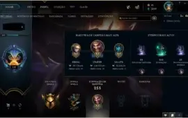 Conta League of Legends . Main  AD Carry.