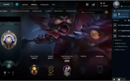Vendo conta Ouro 3, 3 Skins vitoriosas, Todos os Champions