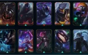 Vendo conta Ouro 3, 3 Skins vitoriosas, Todos os Champions