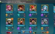 VENDO CONTA LORDS MOBILE 246M , T4 LIBERADA, 6 EXERCITOS