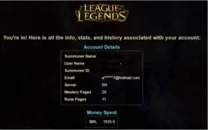 Diamante 5, 100skins +, 11 paginas de runas. BARATO!