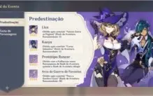 AR5 - Bennett + Xiangling + Catalisador 4 estrelas
