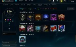 Conta Lol da Season 1