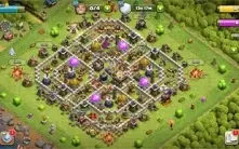 Vendo conta de Cv11 semi full Clash of clans
