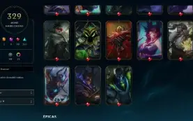Conta Lol 329 Skins, skins lindas, muitas lendárias e mítica